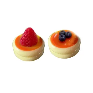 2PCS Blueberry & Original Flavor Soufflé Stress-Relief Toys — Soufflé Sensory Toys. Soft, squeezable toys with a rich, smooth texture; handcrafted, non-toxic sensory toys presented in transparent packaging.