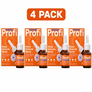 Profi Everyday Nasal Spray – 4 Pack, Drug-Free, Harvard-Formulated, Blocks Airborne Germs Up to 8 Hours, Great for Travel, Work & Groups
