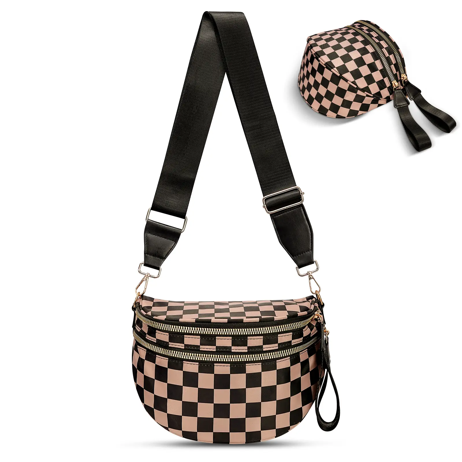 Black & Brown Checkboard