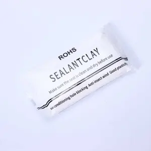 Household Sealant Clay for Ac Hole & Drain Pipe Wall Repair, Sealing Rubber Mud, 20-Pack, Durable Leak Prevention Solution