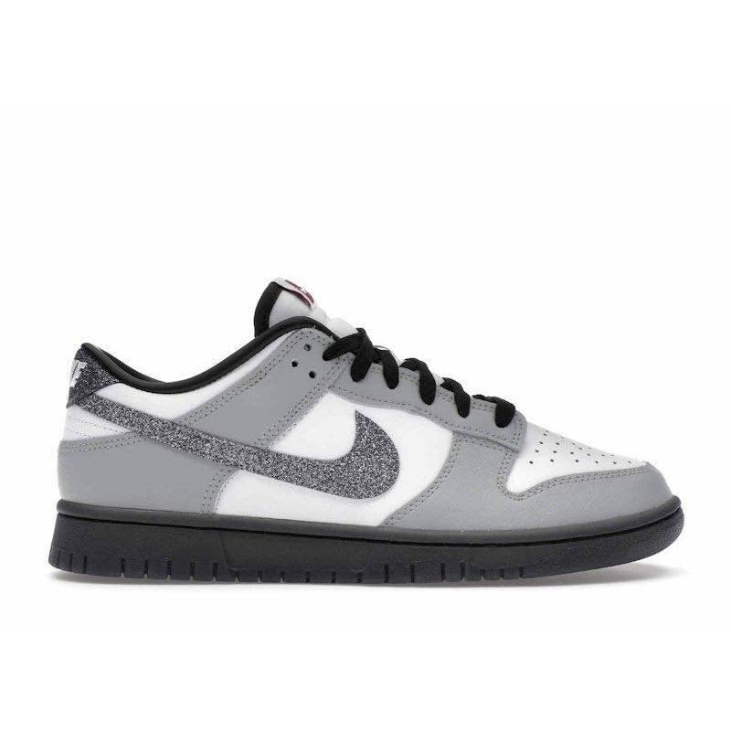 Nike Women's Dunk Low LX Glitter Swoosh White Light Smoke Grey, from StockX