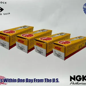 NGK Genuine OEM Authentic Spark Plugs CPR9EB-9 - 4 PACK