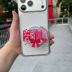 Cute MAMA Magsafe Phone Grip, Magnetic Phone Holder, Pop Socket for Phone, Gift for Her