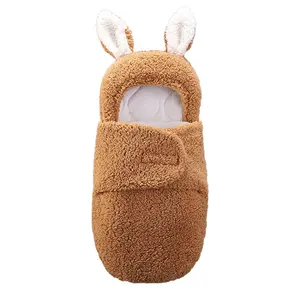 Baby Swaddle Blanket Winter Plush Receiving Blankets Soft Swaddles for Infants Girls and Boys