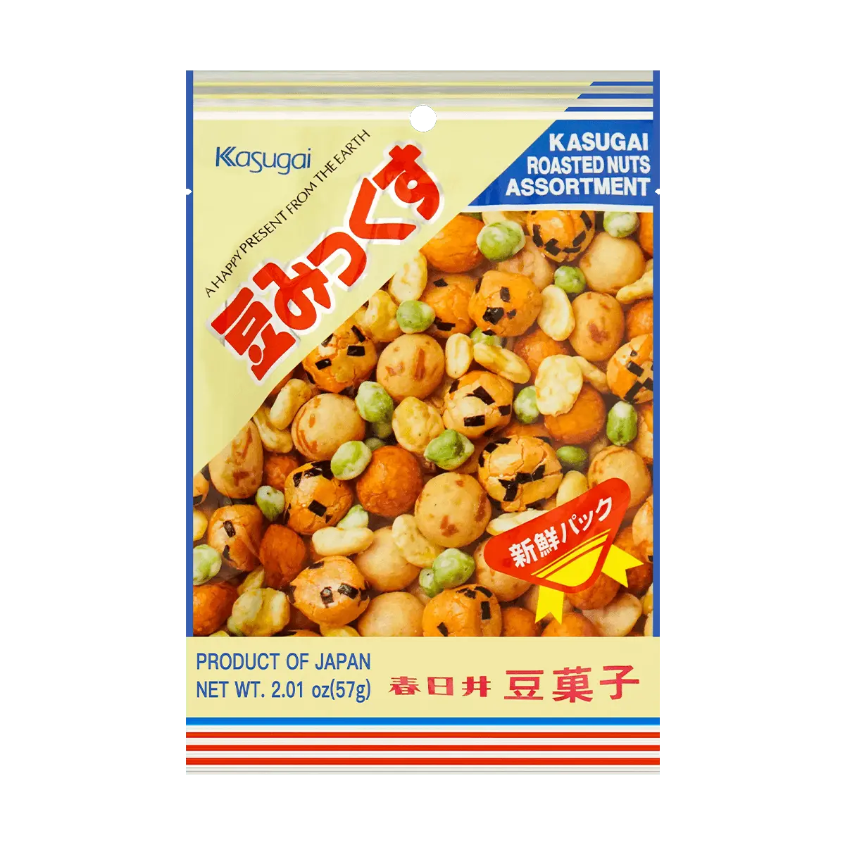 KASUGAI Roasted Nuts Snack Assortment, 2.01oz