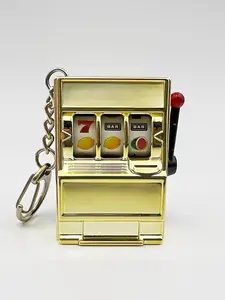 Unisex Fruit Machine Keychain Pendant, Blue, Silver Color, Pcv Material, Fashion Car Accessory Gift for All Occasions