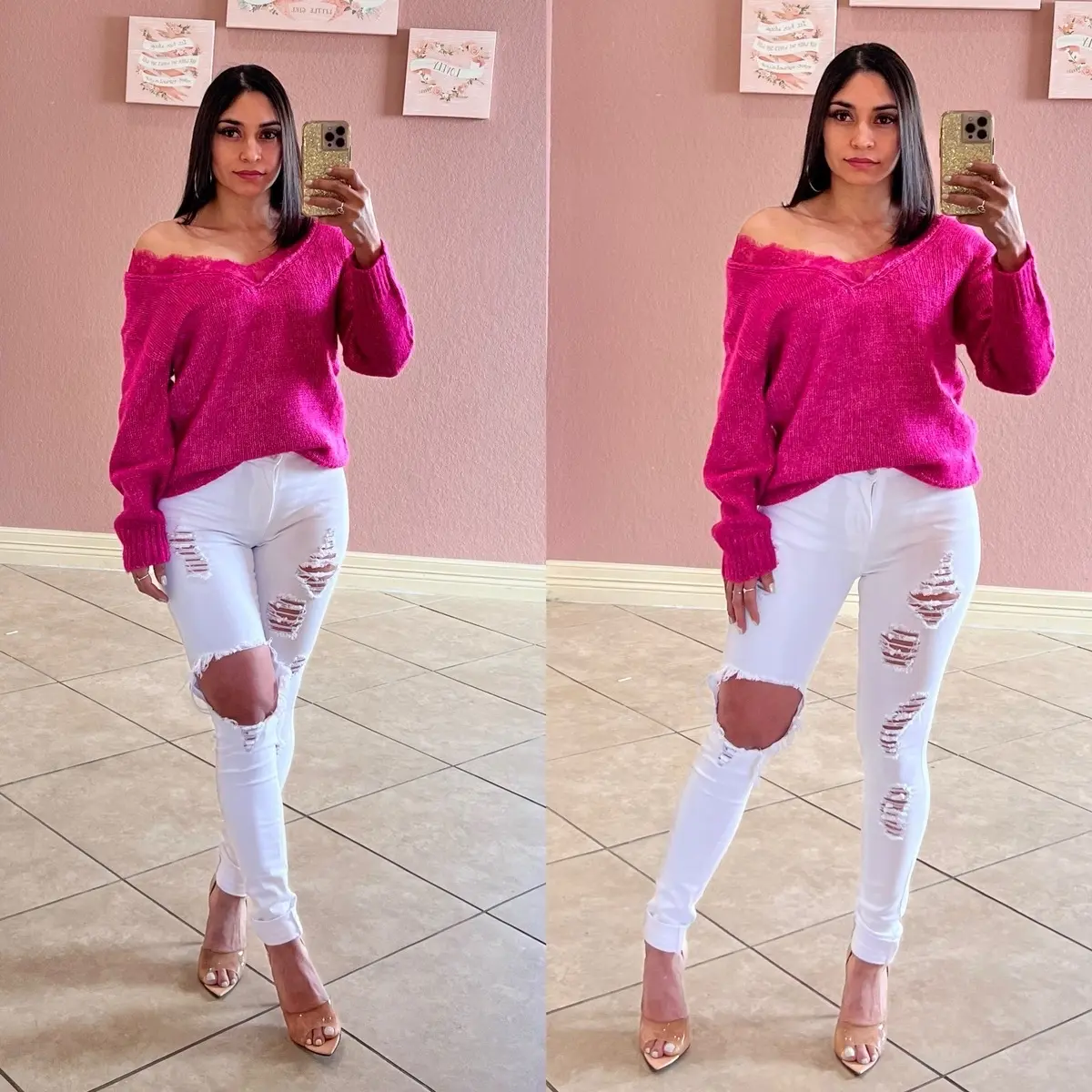 Vanessa Lace detailed Sweater Vanessa Lace detailed Sweater