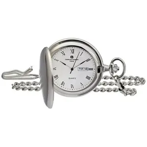 Charles-Hubert Paris Hunter Case Quartz Pocket Watch