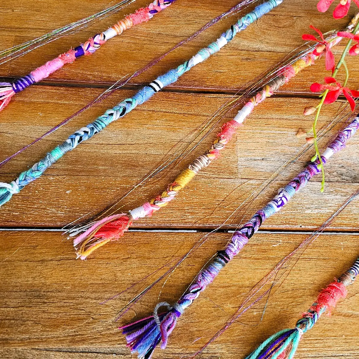 Tinsel Boho Hairwrap Extensions || Loop Install