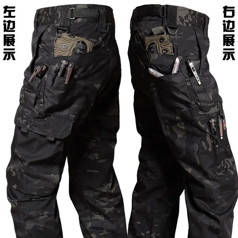 1Pack Tactical Pants for Men Stretch, Ripstop Work Men, Lightweight Hiking Cargo Pants,, Outdoor Apparel, Gift Summer  Quality  Peng