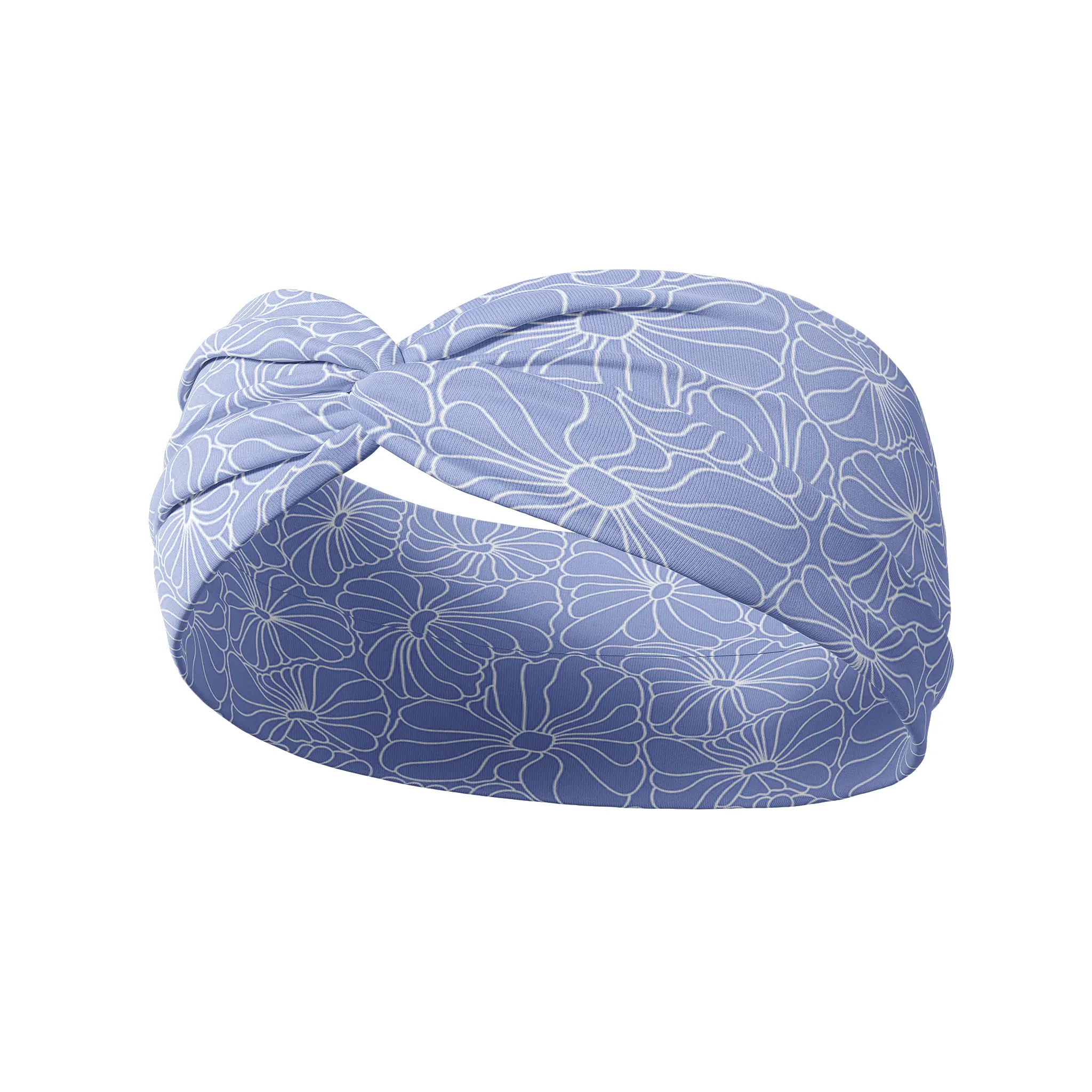 Gemma Floral on Periwinkle