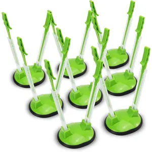 Baggy Rack Holder for Food Prep Bag/Plastic Freezer Bag/Ziplock Bag Holder Stand, Meal Planning/prep Bag Holders,8 Pack Kitchen Set Storage Utensils Organiser Rubber