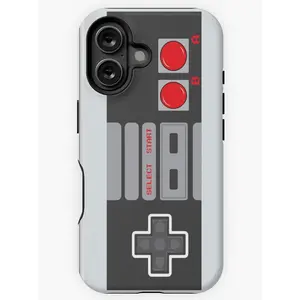 Classic Controller Designs iPhone Case: Retro gaming controller designs.