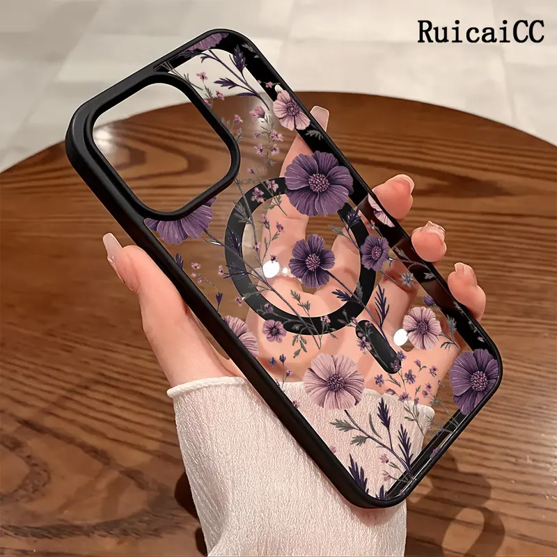 Premium Magnetic Phone Cases for iPhone18/12/13/14/15/16//17/Air/promax/Plus Rustic Floral Artistic y2k cased MagSafe Ready, Anti-Fall, Springtok and Ultra-Thin Design | Perfect for Everyday Use Screen Protector Resistance Casing Aesthetic, Accessories, S