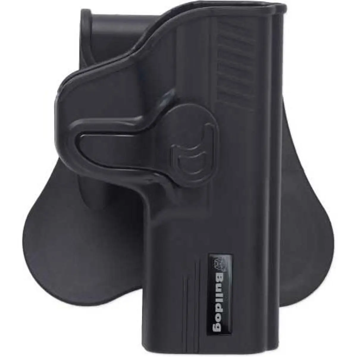 Bulldog Rapid Release Right Hand Polymer Holster with Paddle for Taurus Millennium PT-111 G1 and G2 Pistols, Black