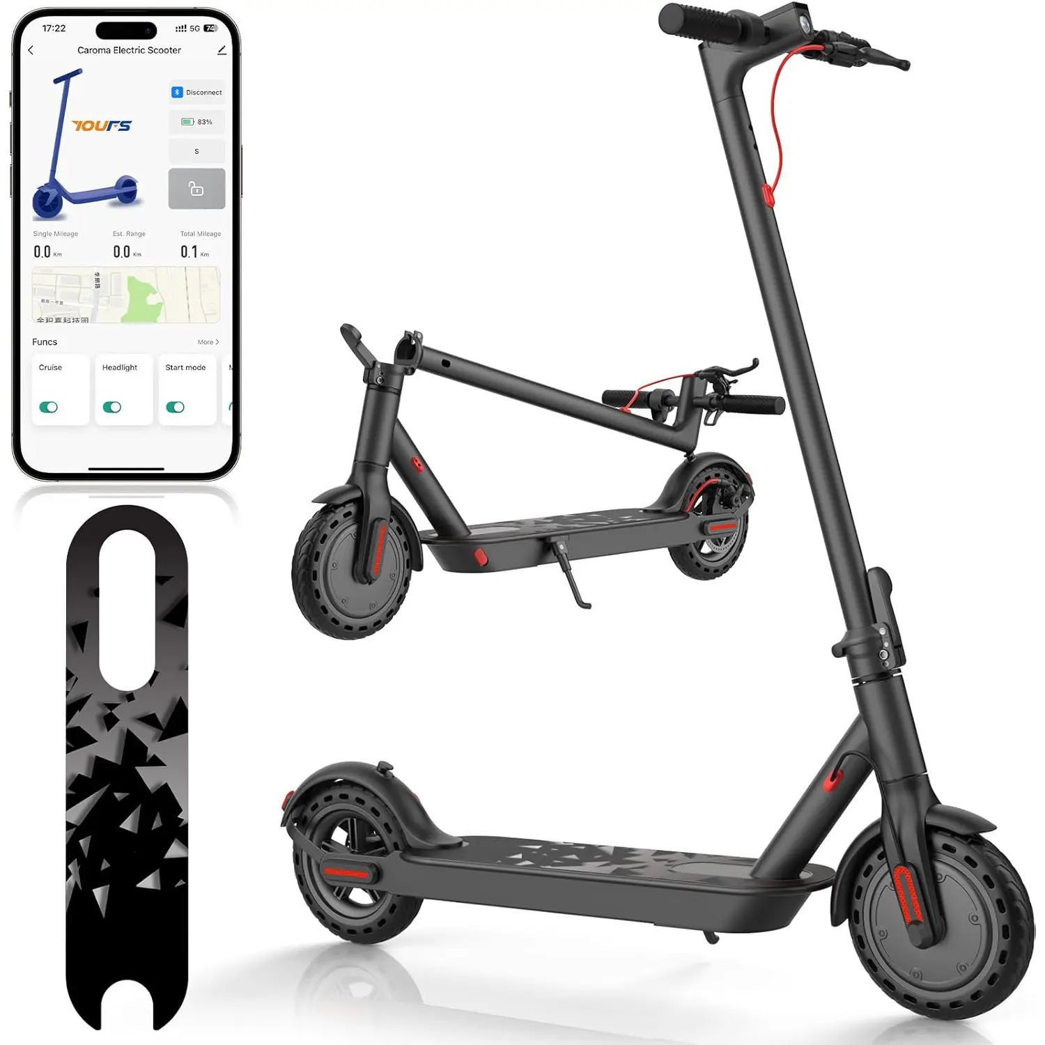 Pattern - Black Shards