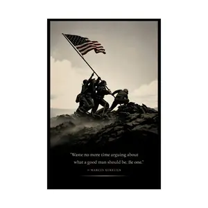 [UNFRAMED POSTER] Iwo Jima Flag Raising Poster | Matte Vertical Poster