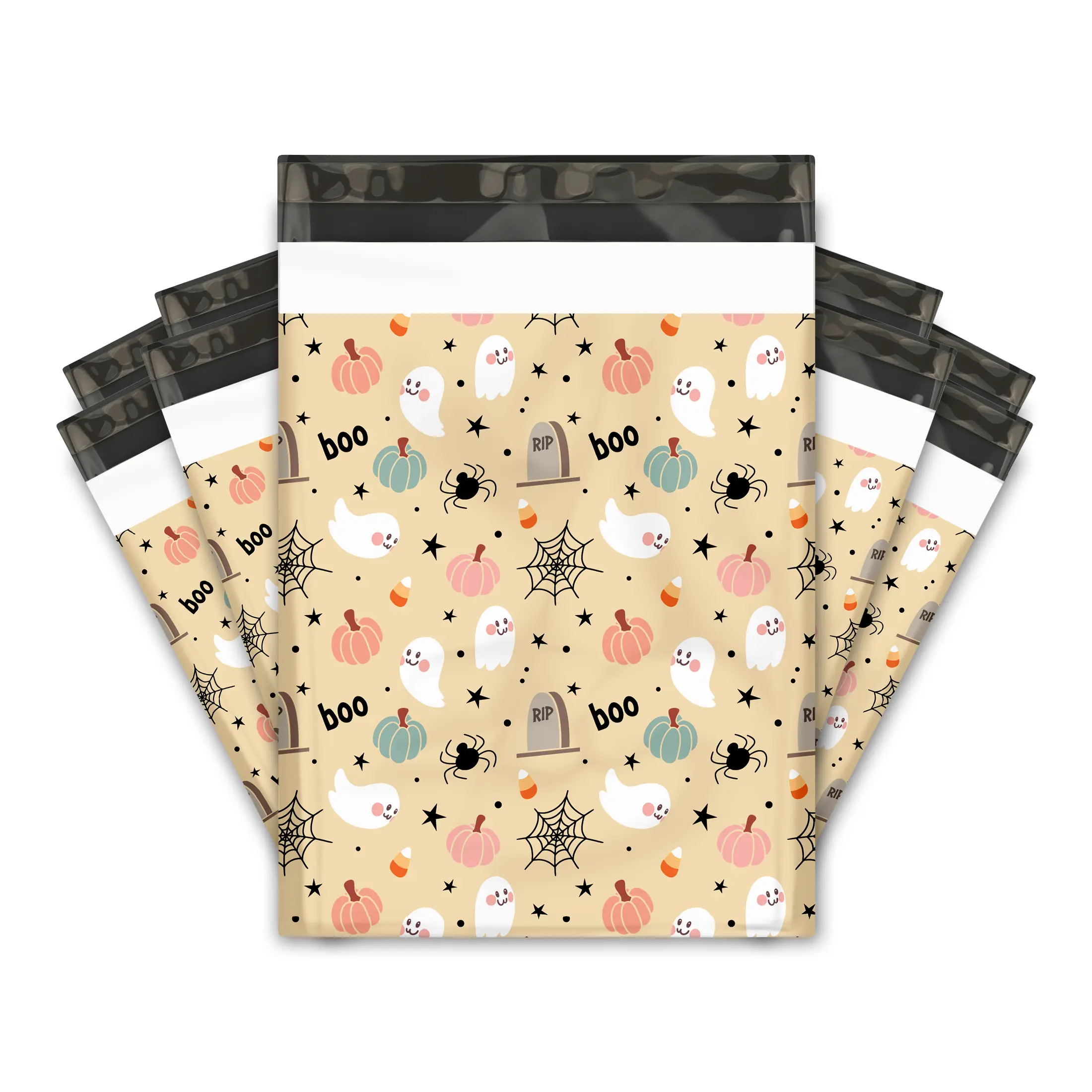 10x13 Playful Halloween Poly Mailers – Shipping Bags for Small Business