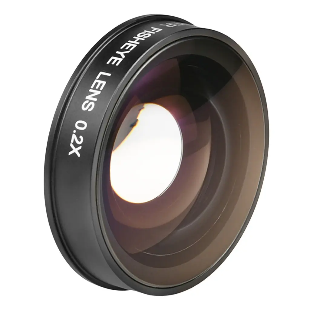 0.2x HD Ultra Wide Angle Fisheye Lens for Canon/Sony Camcorder Camera