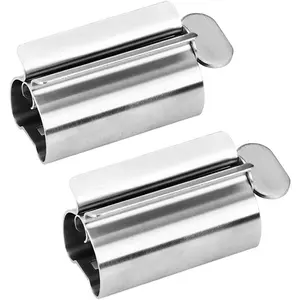 Toothpaste Squeezer - Metal Tube Squeezer Stainless Steel Tube Wringer Toothpaste seat Holder Stand
