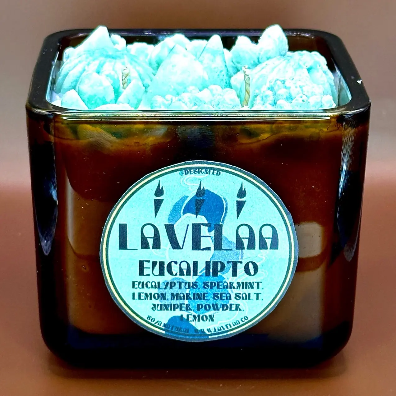 Eucalyptus Scented Soy Candle - 16oz 3-Wick Decor