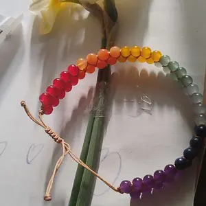 7 Chakra Bracelet & Anklet Set for Women, Lapis Lazuli, Amethyst & Carnelian Beads, Yoga, Meditation & Healing Crystal Jewelry, Natural Crystal Set