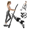 OVER SELF Stair Stepper with Handlebar for Full-Body Workout Compact Cardio Climber Exercise for Home Gym Full Body Workout 264LBS Weight Capacity