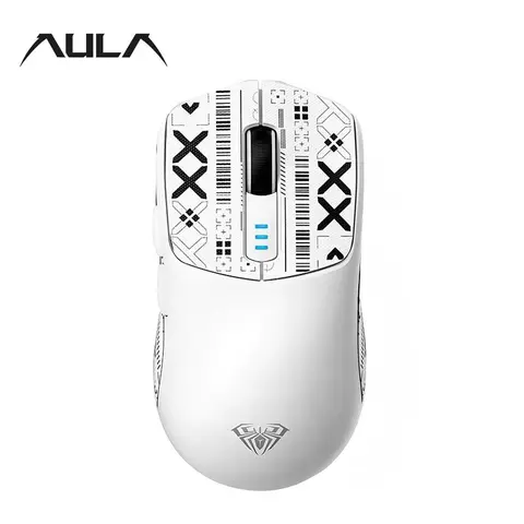 AULA SC580 Wireless/Wired Gaming Mouse with 2.4G Switch, Anti-slip Sticker, Bluetooth Ergonomic Mouse, Office PC Accessories, Gift, Lightweight, Stylish Design, Gaming Equipment