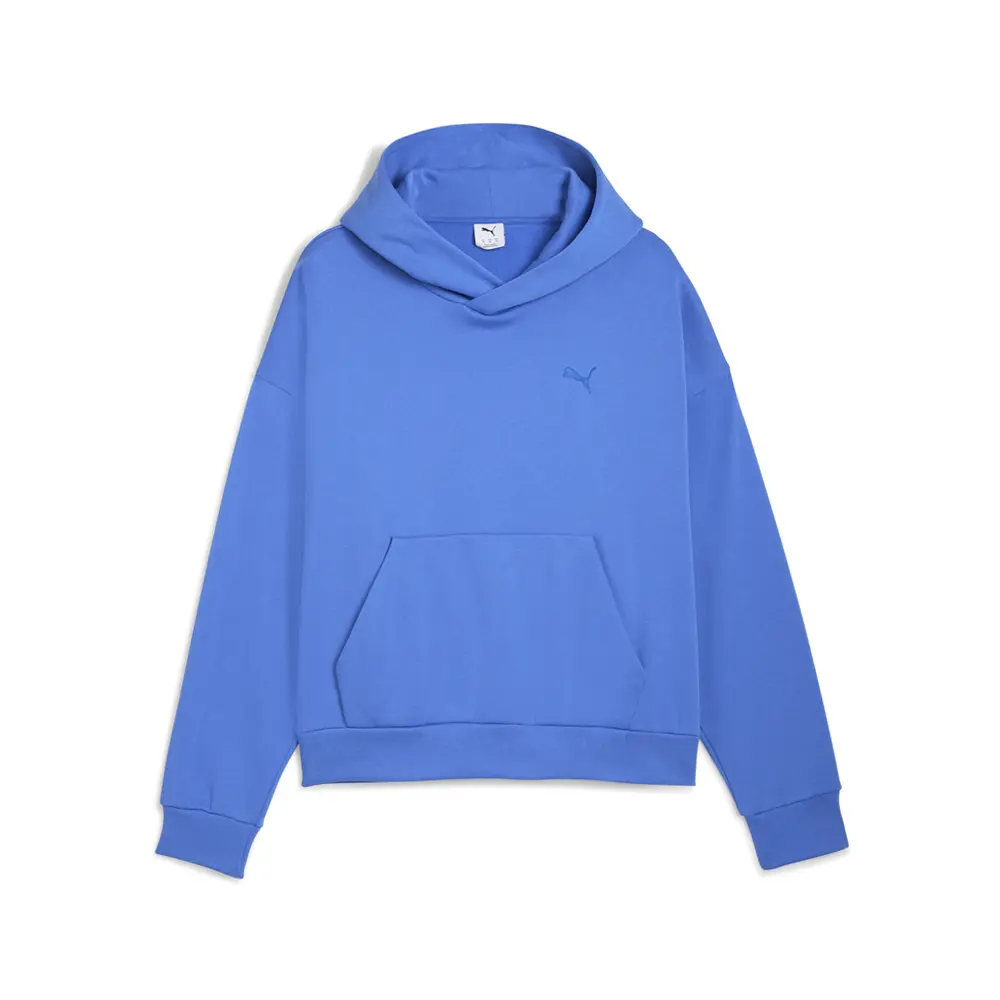PUMA Mens Wardrobe Essentials Boxy Hoodie Casual Outerwear Casual - Blue