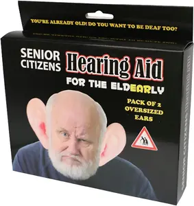 👂 Jumbo Hearing Aid Gag Ears – 2 Pack 👂 Jumbo Hearing Aid Gag Ears – 2 Pack