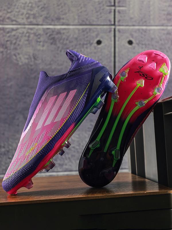 Unisex Soccer Shoes for Youth Students, Soccer Cleats, Long Studs Design, Competition Training Sports Footwear, Durable and Comfortable Football Boots