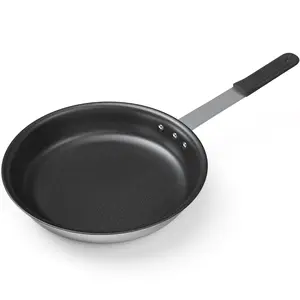 Non stick Frying Pan, Heavy-Gauge Aluminum Pan with Stainless Steel Base & Handle, Ceramic Nonstick Skillet for Induction, Electric, Gas, Oven Safe