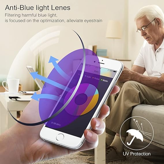 Auto-Adjusting HD Reading Glasses,UV Protection | Perfect for Work, Travel & Everyday Comfort