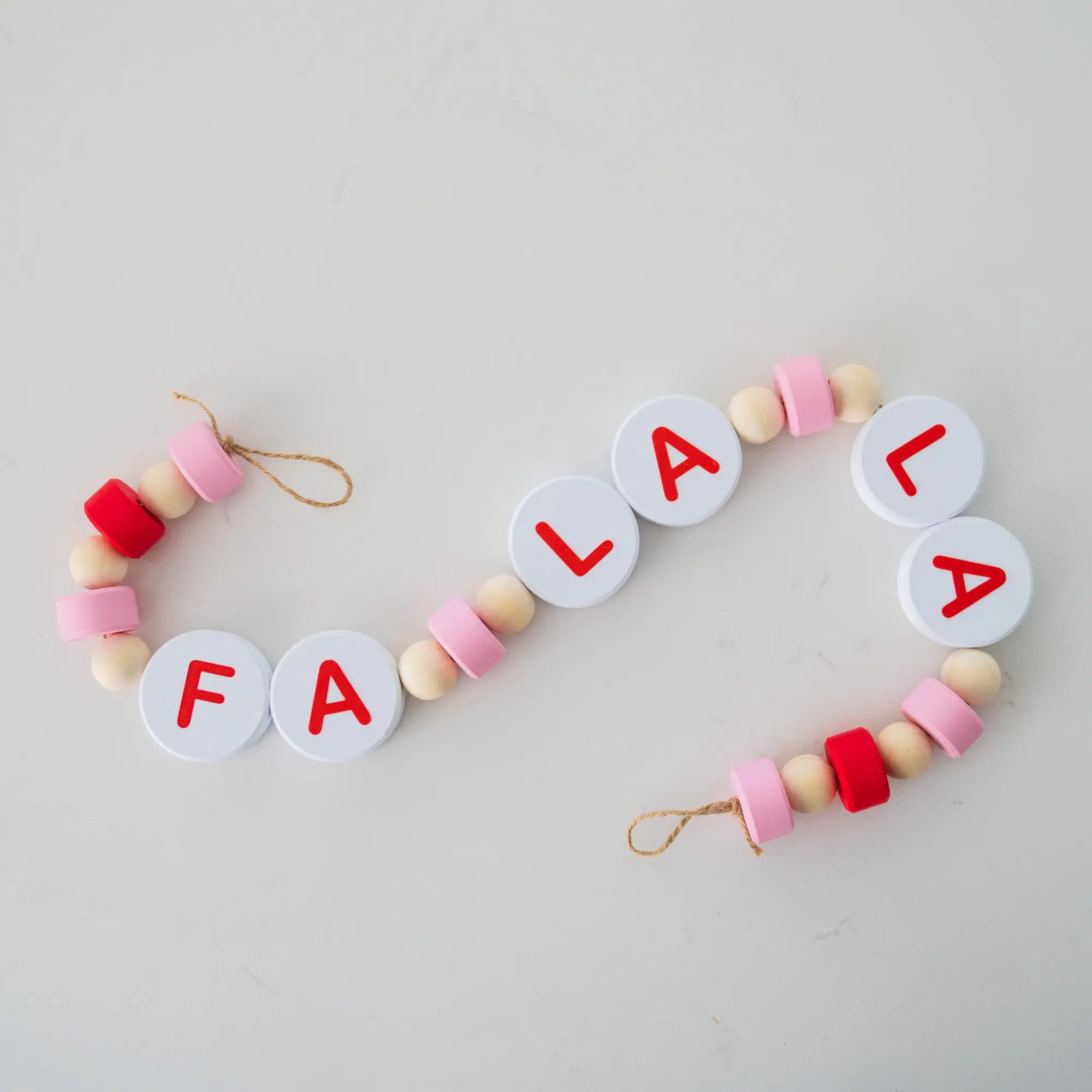 Fa La La Garland | Friendship Bracelet | Durable garland | Christmas | Holiday Decor