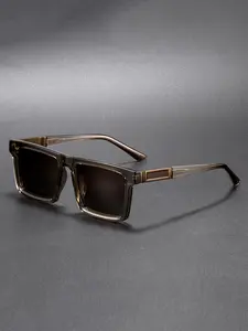 Unisex PC Material Sunglasses, Spring Hinge Design, UV Protection, Casual Style, Ideal for Travel & Outdoor Activities