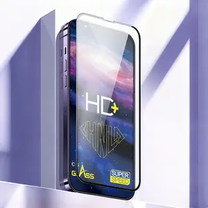 Warrenty Puls Tempered Glass Film for iPhone 17 16 15 14 Pro Max 13 12 11 Full Screen Coverage Anti-Fingerprint Diamond Explosion Proof Scratch Resistant