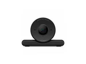 Lenovo FHD Webcam, 1080p Resolution, 30 fps, Dual Noise-Cancelling Microphones, AI Noise Cancellation and Enhanced Image Quality, Physical Privacy Shutter, Microsoft Terms Certified, Black