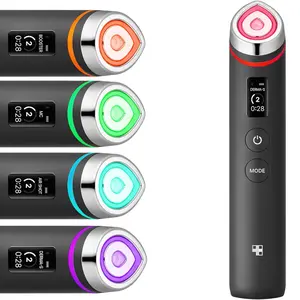 [Official Medicube Partner] Age R Booster Pro 6-in-1 Real Glass Glow Beauty Massager for Clear Radiant Firmer-Looking Skin with Enhanced Absorption Radiance Elasticity Pore Care