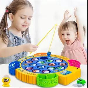 Electric Kids Fishing Game – Toy for Concentration Training, Hand-Eye Coordination & Parent-Child Bonding Birthday Gifts