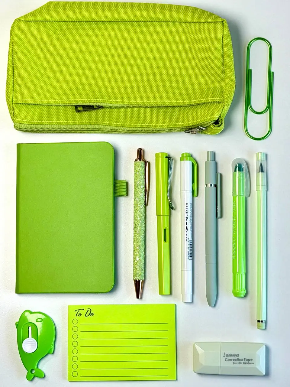 Lime Bookish Bundle | A6 Journal & Reading Accessories | Gift Set