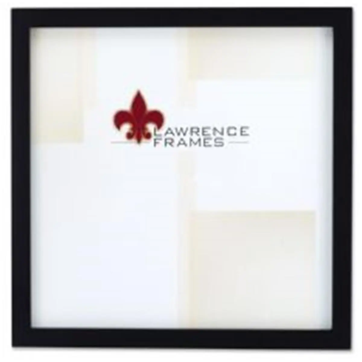 LawrenceFrames 10 x 10 in. Wooden Picture Frame, Black