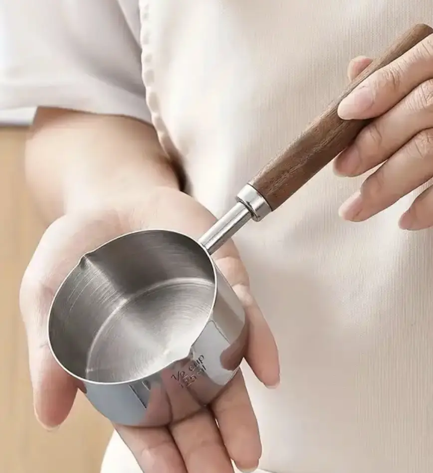 304 Stainless Steel Mini Pot - Non-Stick, Induction Compatible For Milk
