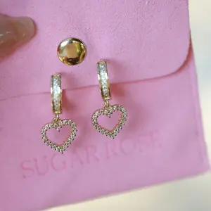 Heart Drop Huggie Earrings for Women - Perfect for Any Occasion