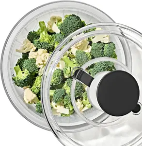 6L Lettuce Dryer Salad Washer with Colander Basket, Manual Household Fruit  Drainer, -Handed Handle , Non-Slip Base, Easy to Clean Kitchen Transparent