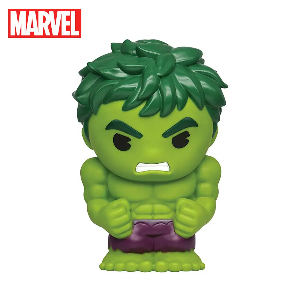 1PC Marvel Officially Licensed The Avengers Hulk Figural PVC Bank Infinity Saga M Collectible Superhero Savings Jar Perfect Gift for Marvel Fans Birthday and Christmas Holiday Surprise