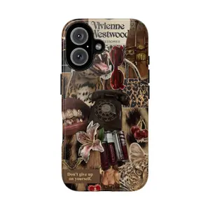 Tough Aesthetic Vintage TPU Smartphone Casing - Customized Leopard, Westwood, Flower Designs, Shockproof Protection for iPhone 17,16,15,14,13,12,11 Pro Max Plus, Tech Accessories Gift for Fans, Mobile Phone Accessories