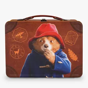 Paddington in Peru AMC Exclusive 2025 Popcorn Bucket Suitcase Lunch Box BRAND NEW