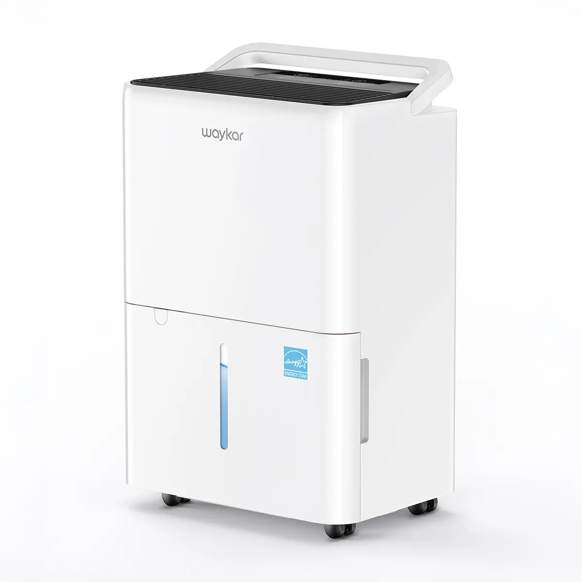 Waykar 30-Pint Dehumidifier for Home & Basement, Up to 2,000 Sq. Ft., 35 dB Quiet Mode, Smart Humidity Control, 3.3-Ft Drain Hose, Auto Defrost, Washable Filter, 24H Timer