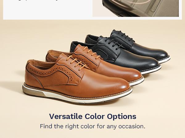 Bruno Marc Men's Wide Fit Casual Dress Sneakers