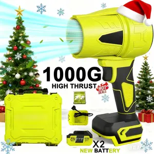 1000G High Thrust-Cordless Leaf Blower - Violent Turbo Handheld Snow Blower, Lightweight Design, Gardener,Garden Mainte,Car Owner,Suitable for Car Drying After Wash & Outdoor Use